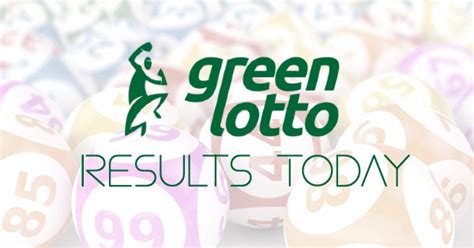 green lotto result today 5 o'clock